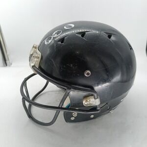 Riddell Adult Football Helmet Black Size Medium with Schutt Facemask Used